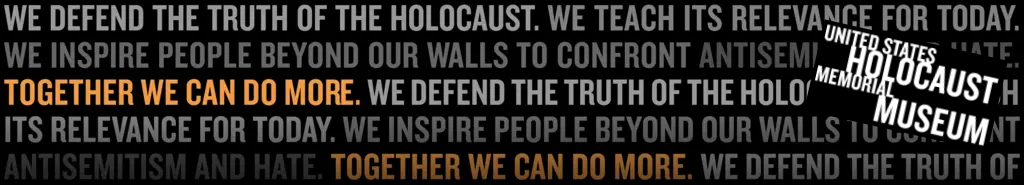 Holocaust Museum’s 2026 Western Region Tribute Dinner banner